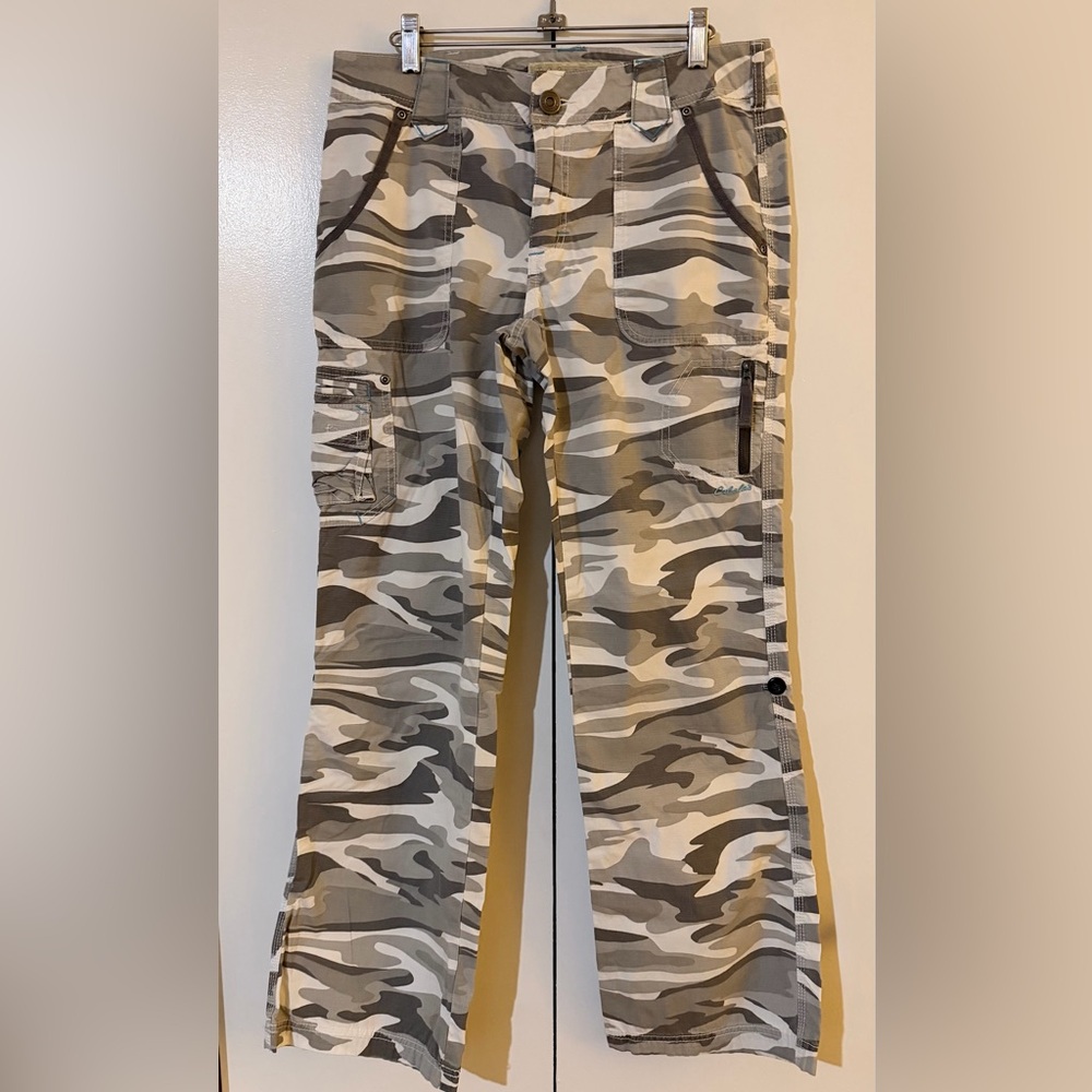 Cabela's Tan and Gray Camouflage Straight Leg Pants